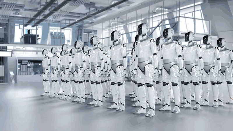 Humanoid robots in China